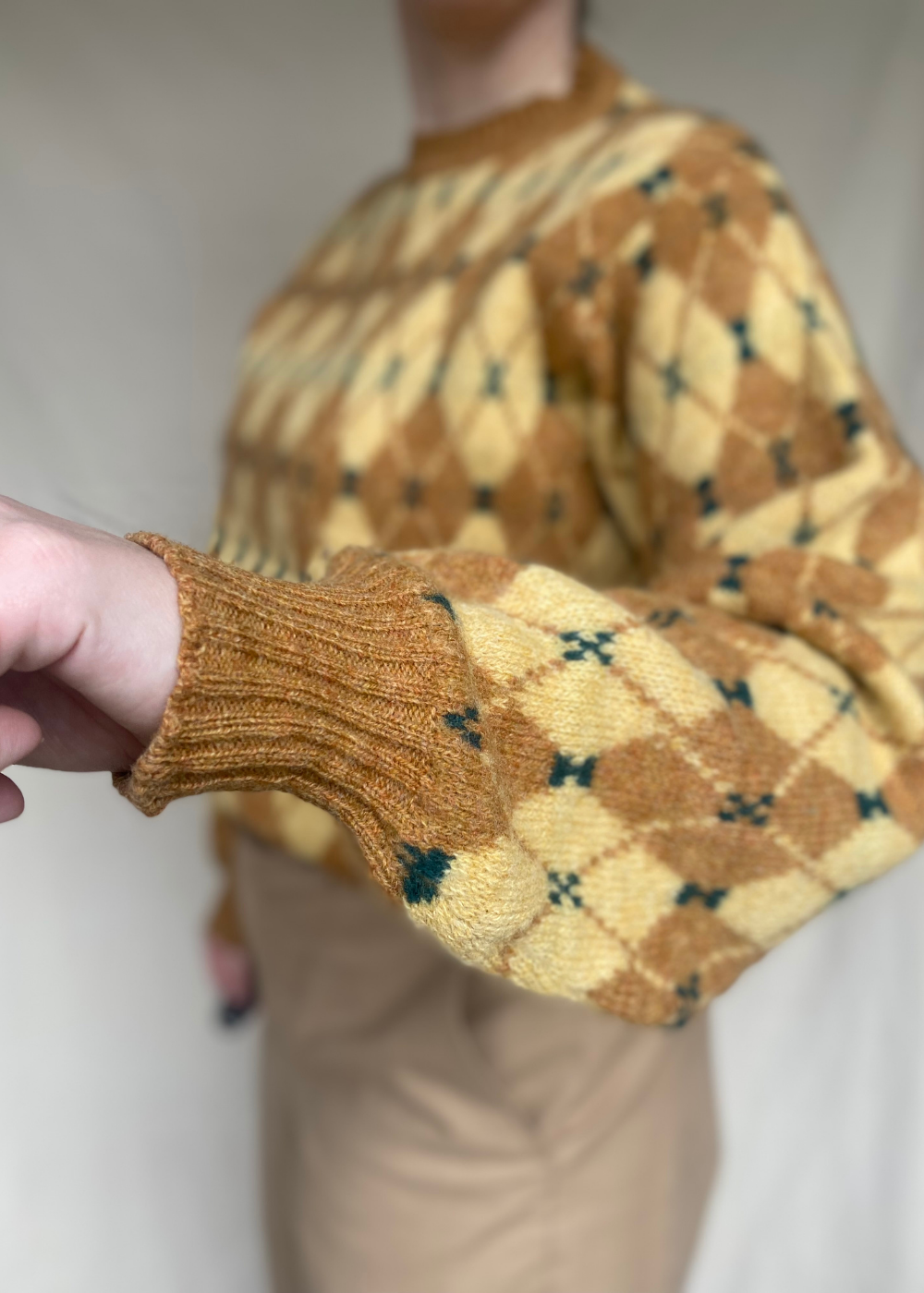 Pure lane wollen trui - maat L