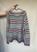 Dun gebreid mohair trui - maat M/L