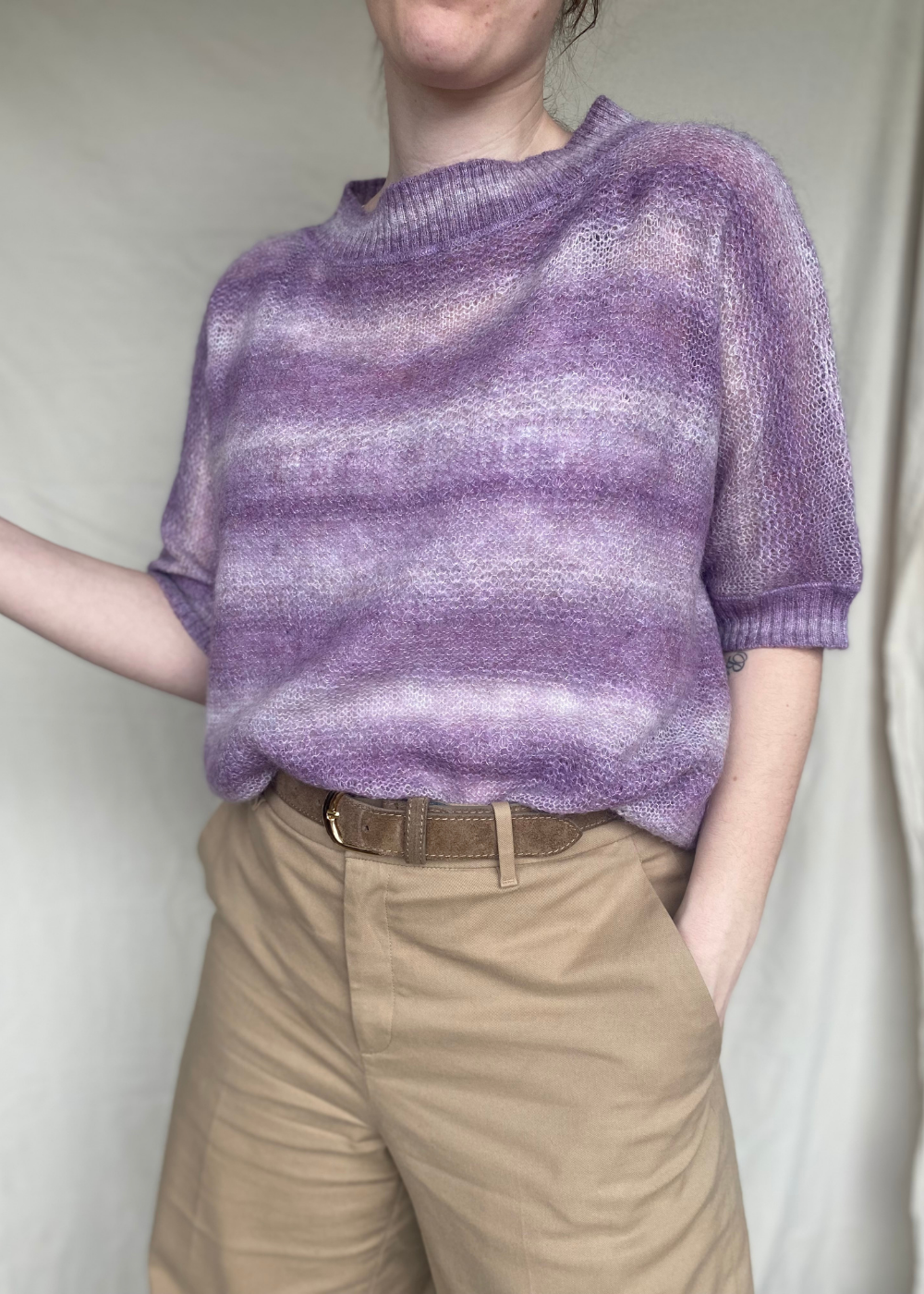 Mohairblend trui - maat M/L