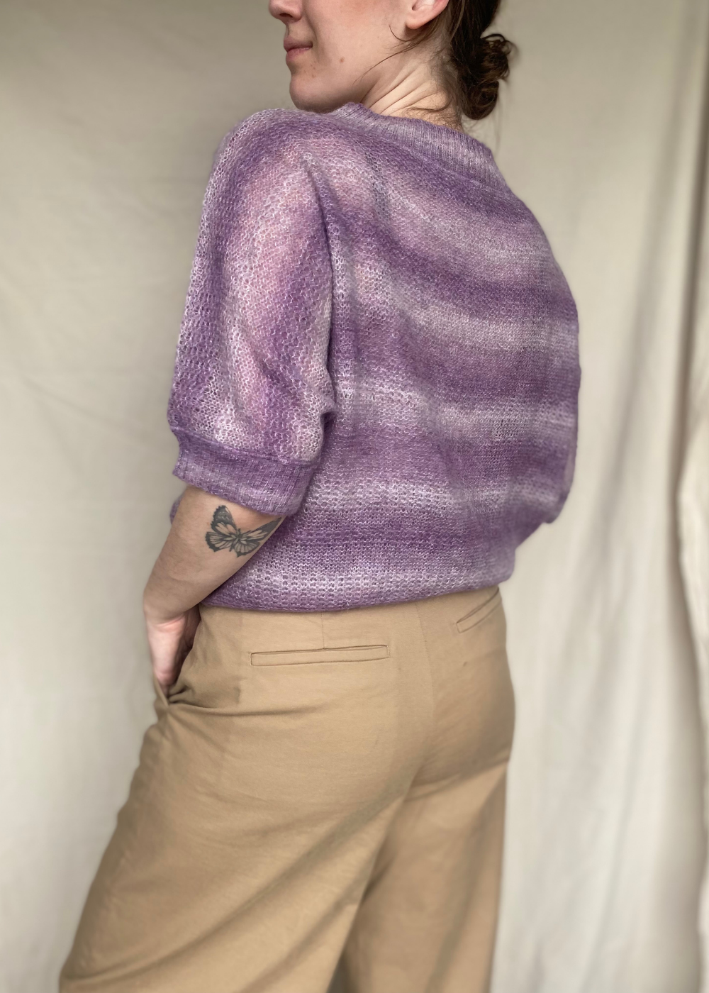 Mohairblend trui - maat M/L