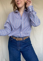 Katoenen streepjes blouse - maat S/M