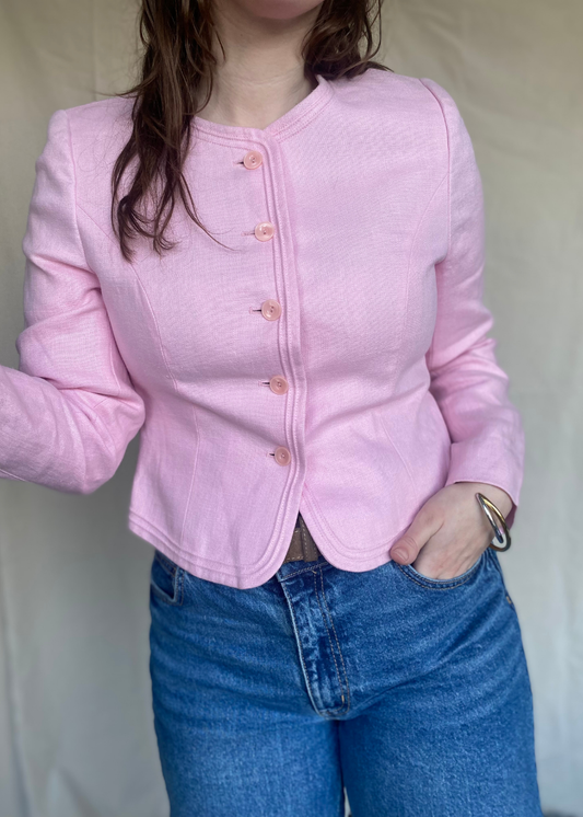 100% linnen jasje - maat S/M