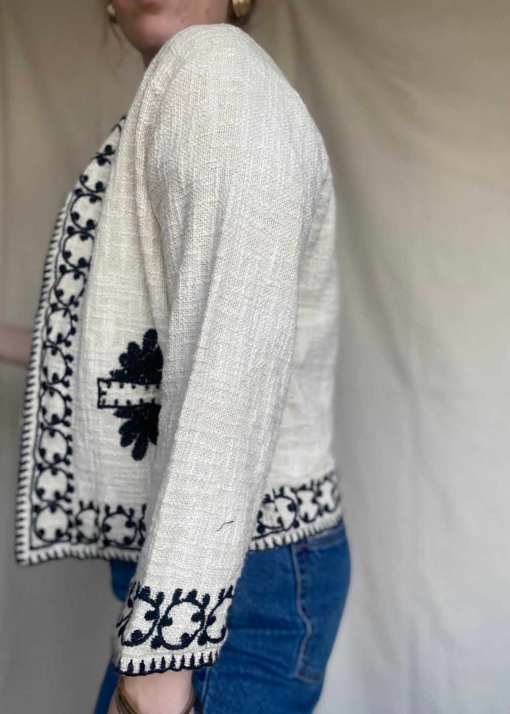 100% katoenen jasje India - maat S/M