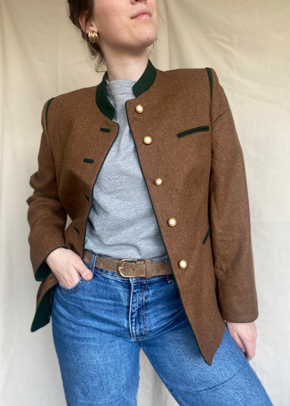 Wollen blazer - maat M/L