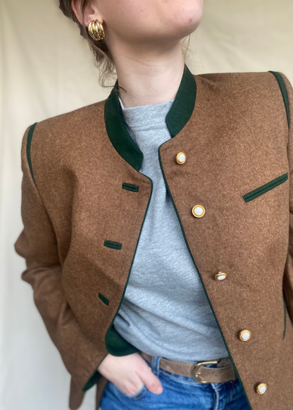 Wollen blazer - maat M/L