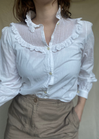 100% katoenen witte blouse - maat S