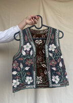 Geborduurd gilet - maat XS/S