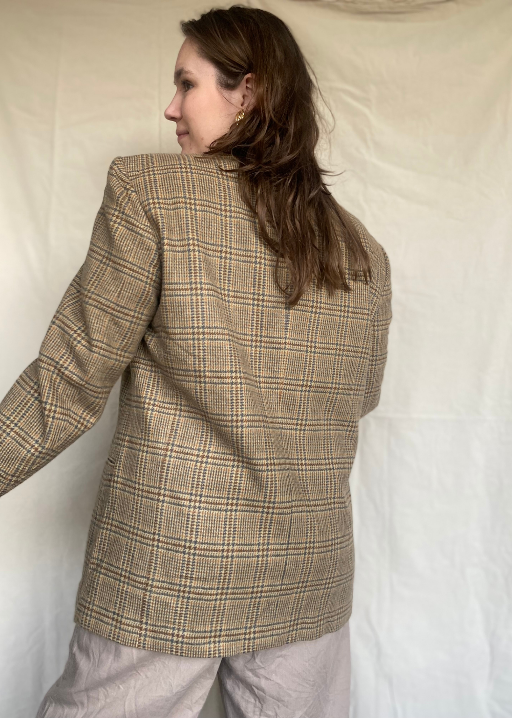 Geruiten blazer - maat L/XL