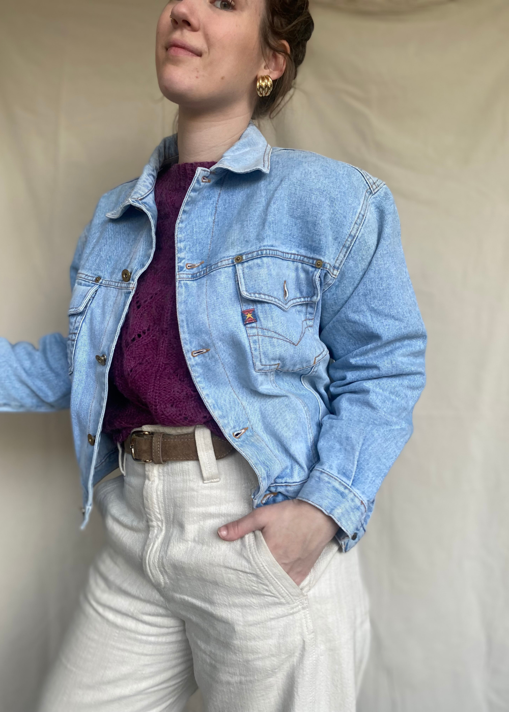 Lichte spijkerjas - maat M/L