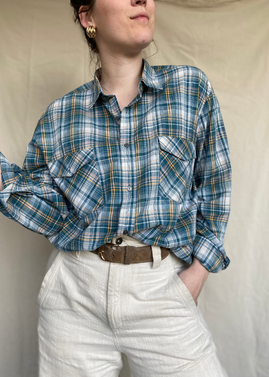 Geruiten blouse - maat L/XL