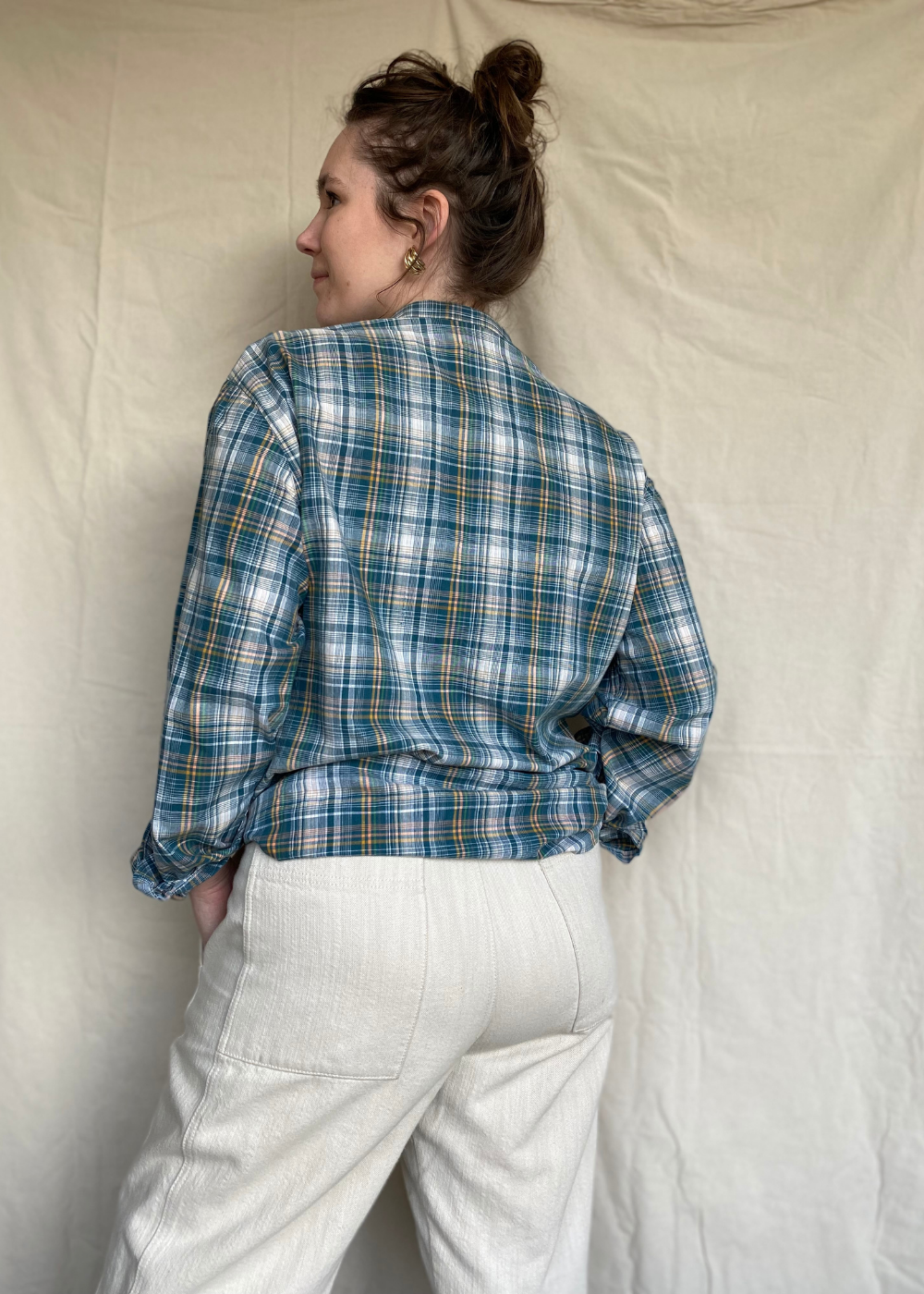 Geruiten blouse - maat L/XL