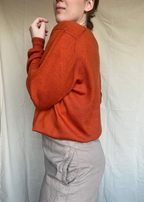 Terracotta lana wollen trui - maat L/XL