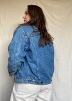 Tijdloze denim jacket - maat M/L/XL