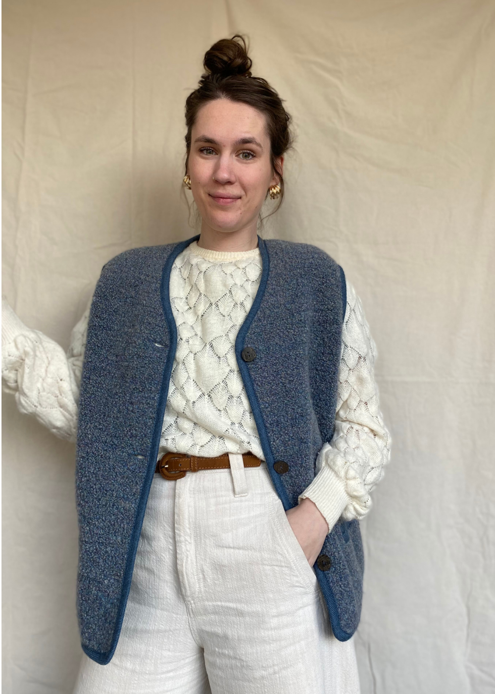 Wollen gilet - maat L/XL/XXL