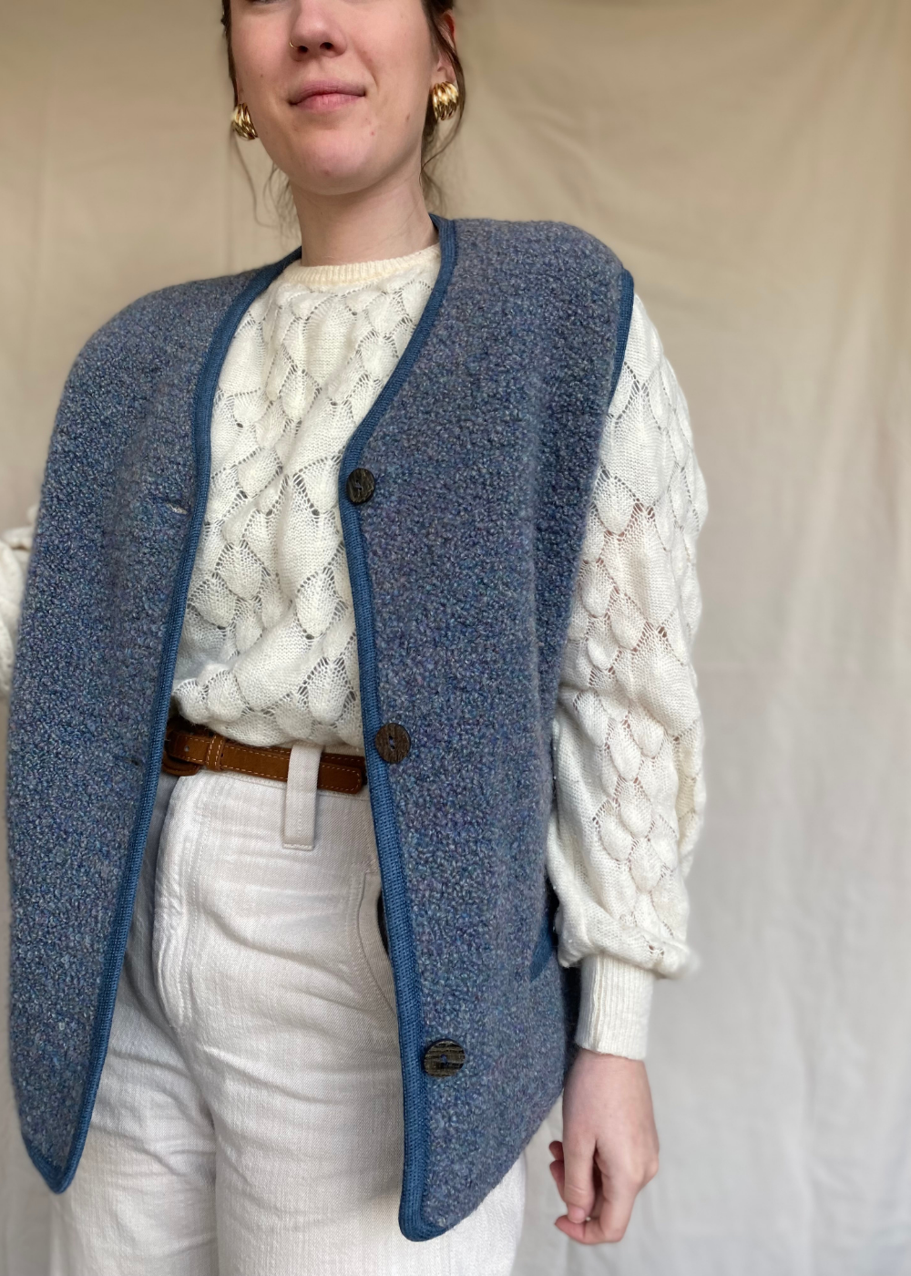 Wollen gilet - maat L/XL/XXL