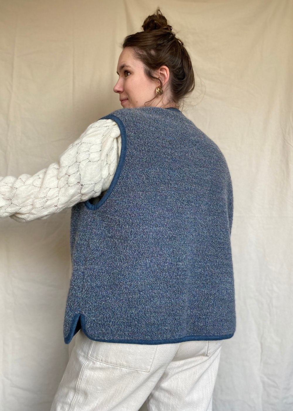 Wollen gilet - maat L/XL/XXL