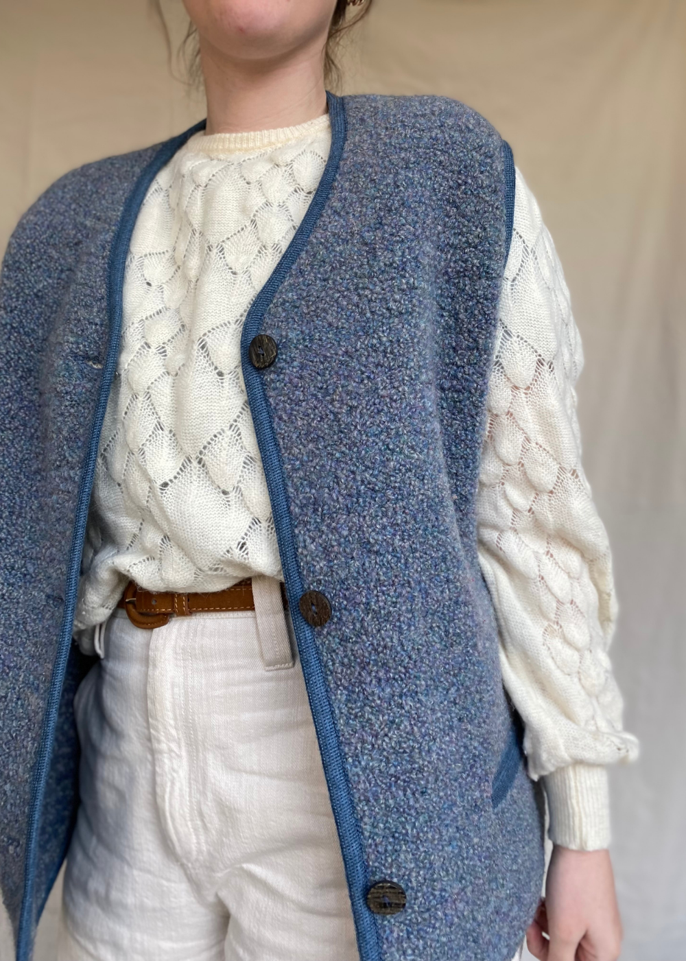 Wollen gilet - maat L/XL/XXL