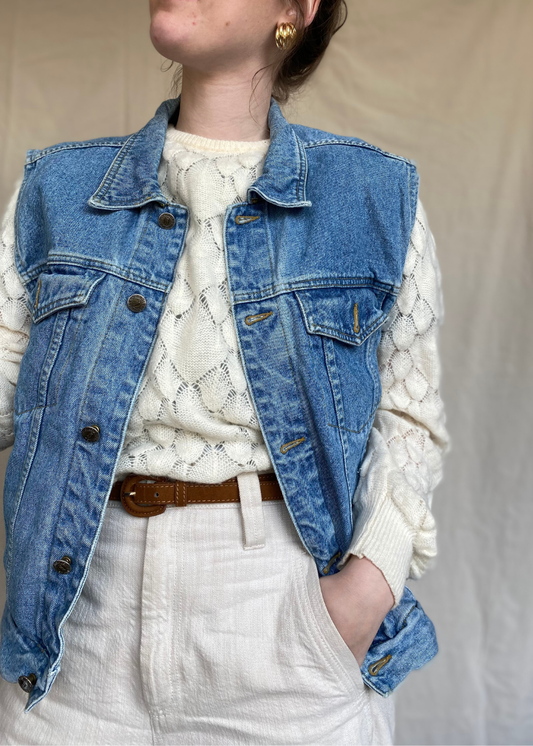 Denim gilet - maat L/XL