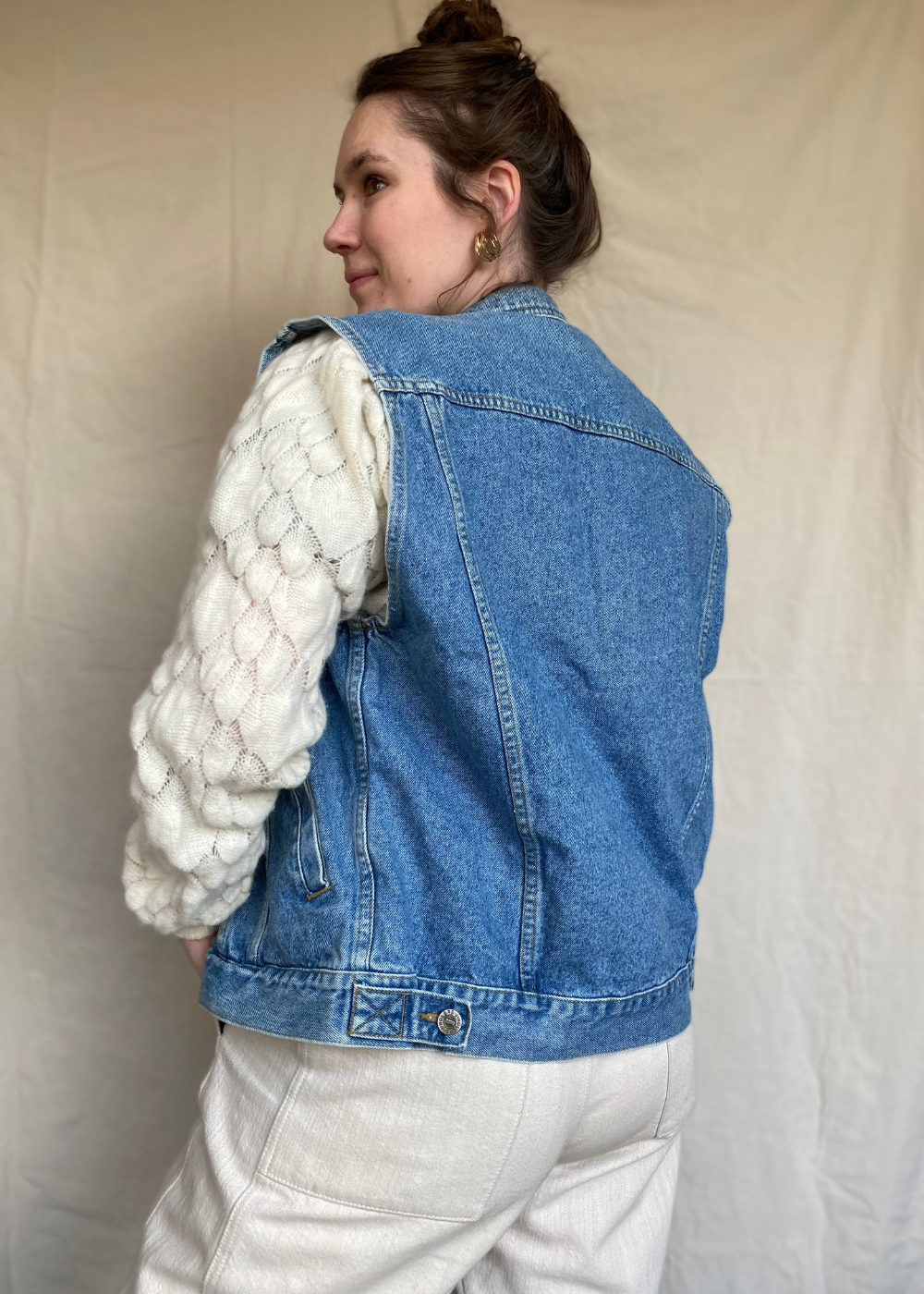 Denim gilet - maat L/XL