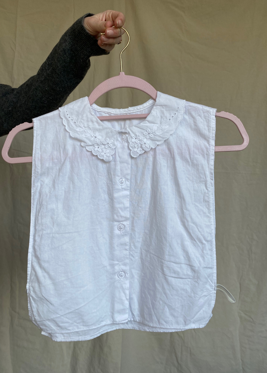 Wit kanten kraagje - maat s/m