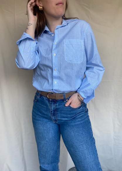 Katoenen gestreepte blouse - maat S/M