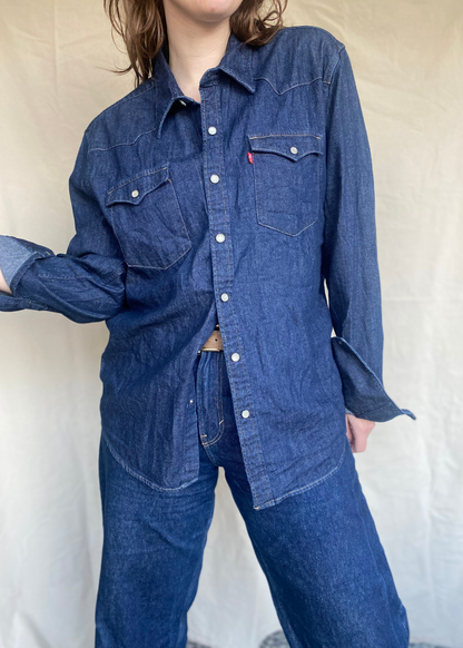 Levi's spijkerblouse - maat L