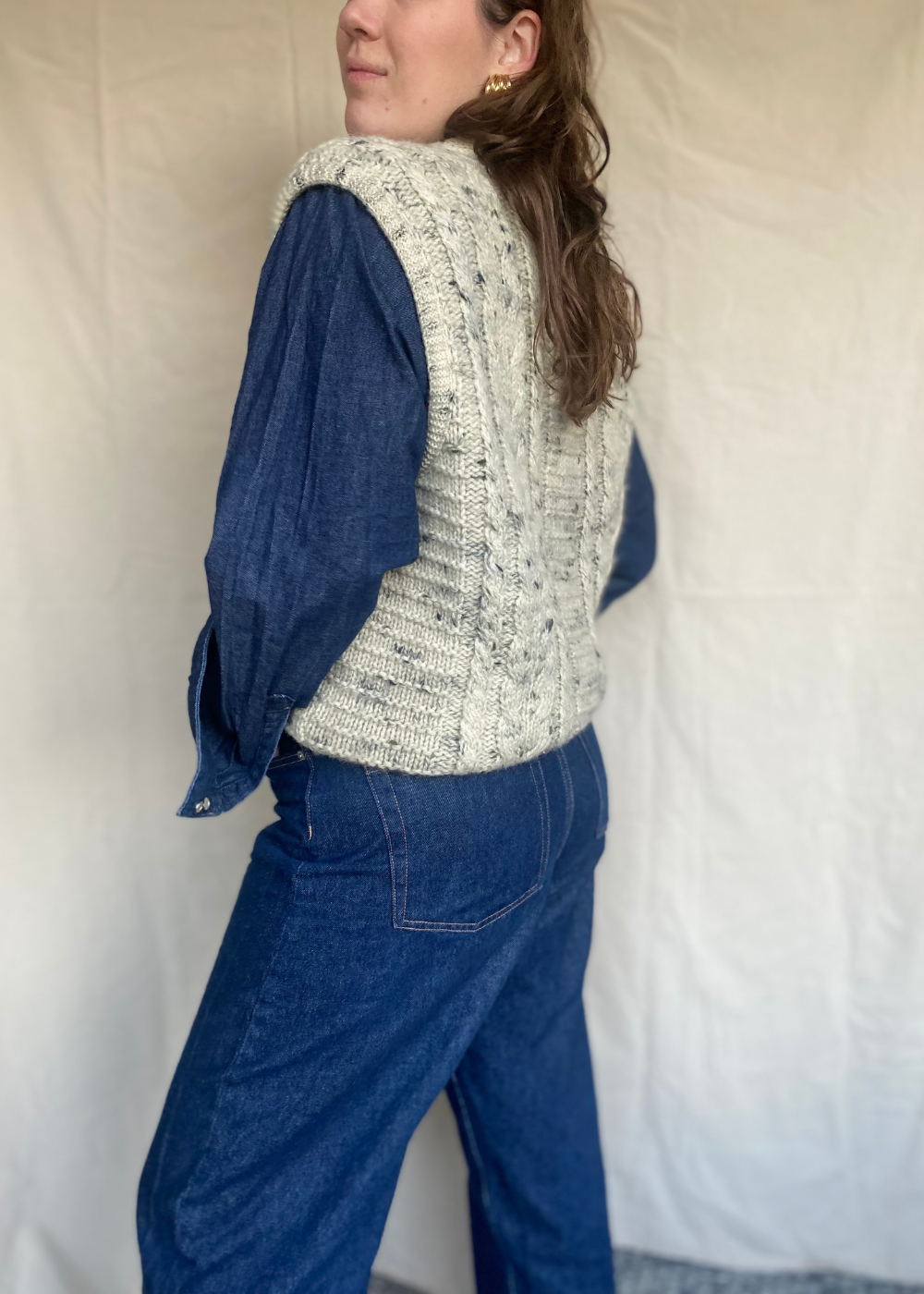 100% wollen gilet - maat L/XL