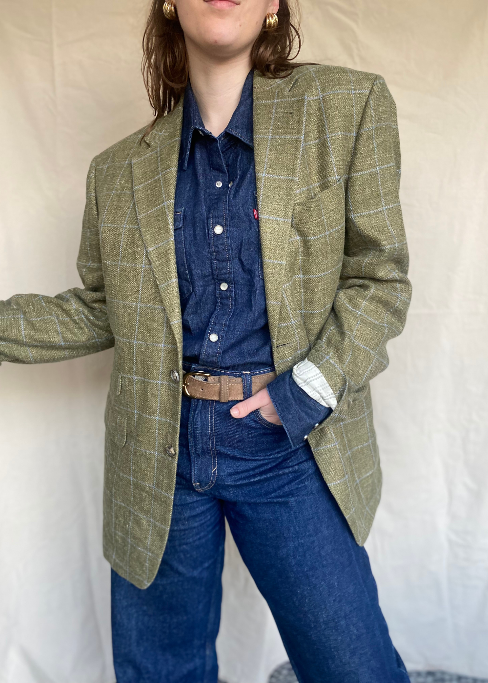 Levi's spijkerblouse - maat L