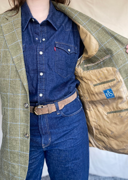 Lichtgroene blazer - maat L/XL