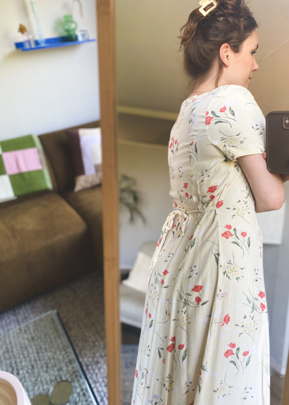 (wedding guest) bloemen jurk - maat L