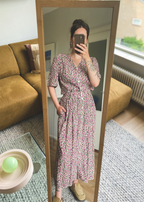 Blouse-rok bloemen set - maat L