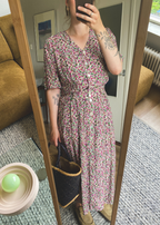 Blouse-rok bloemen set - maat L