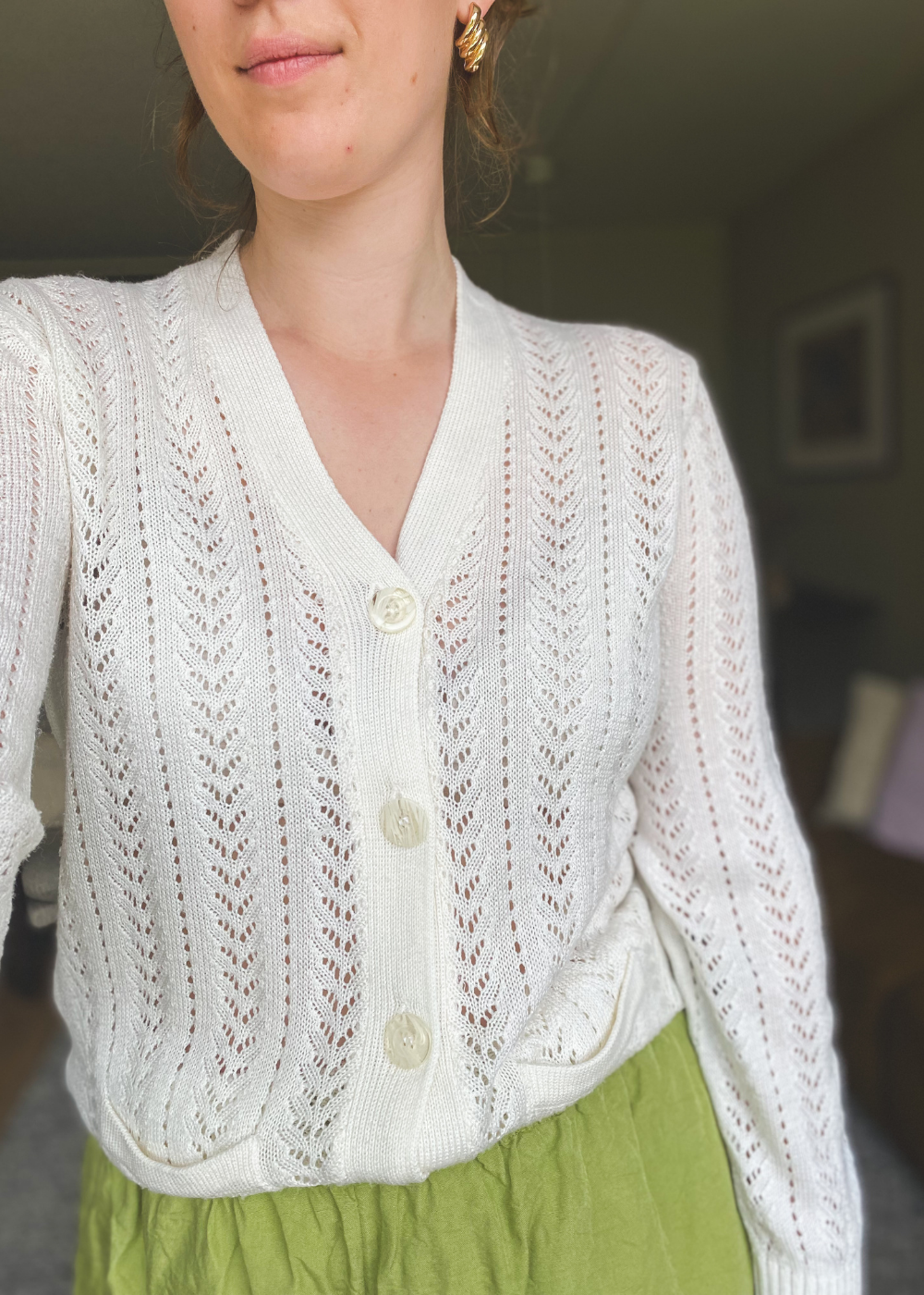 Gebreid vest - maat S/M