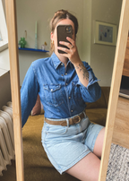 Spijker blouse - maat S/M