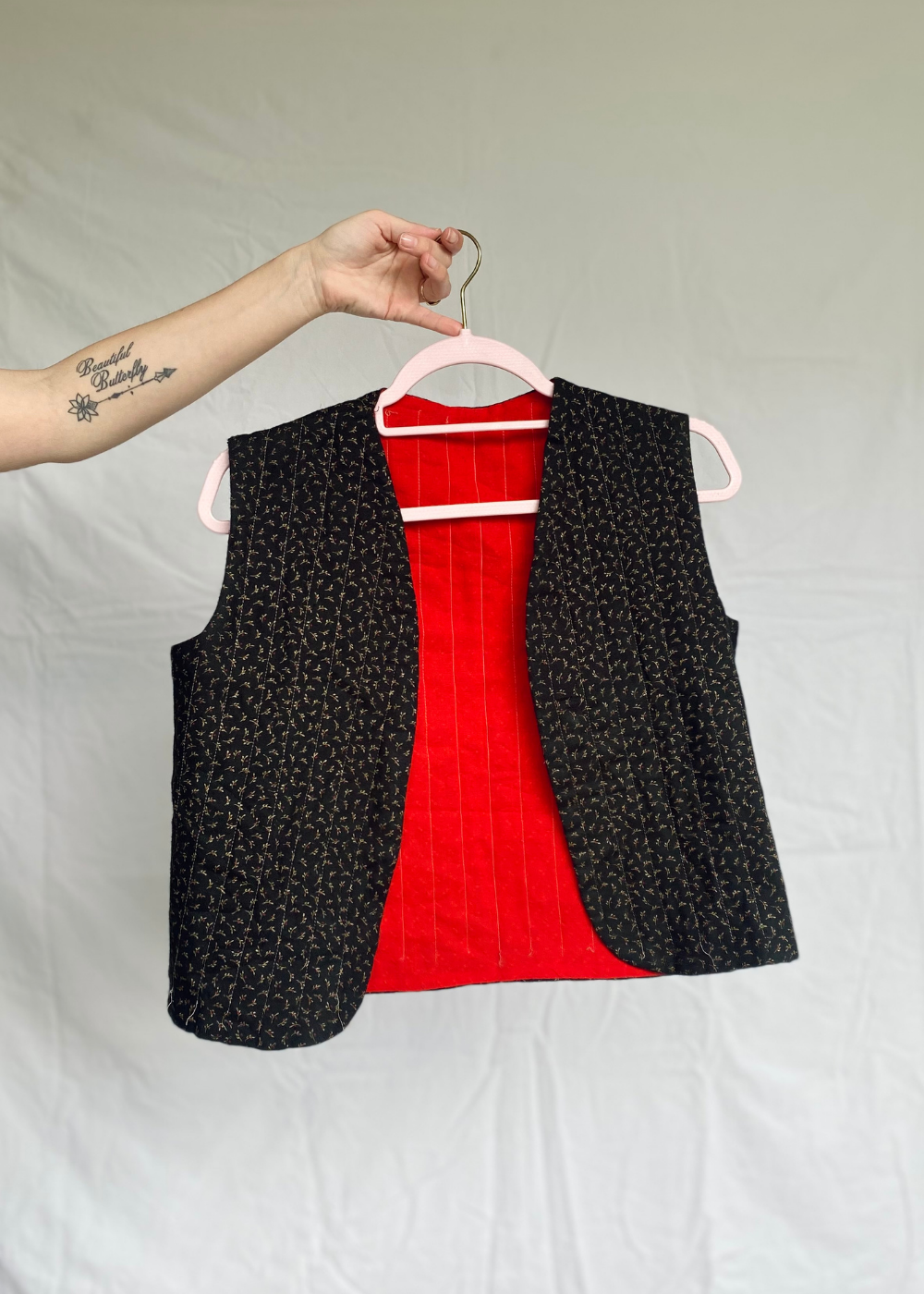 Dames andgemaakte gilet - maat XS/S