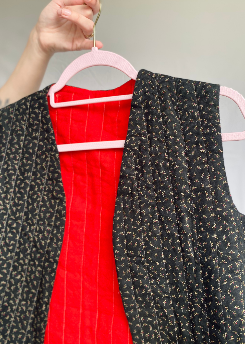 Dames andgemaakte gilet - maat XS/S