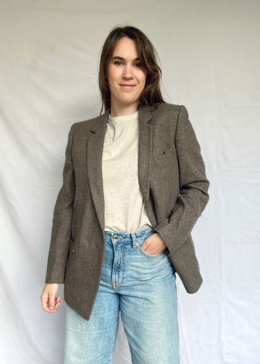 Wollen blazer - m/l