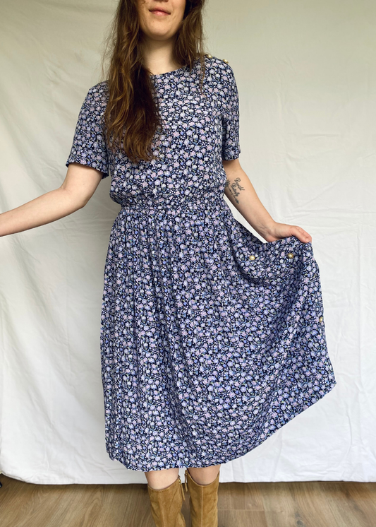 Bloemen jurk - l/xl