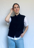 100% linnen gilet - m/l