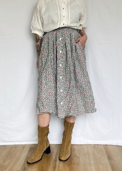 Aardbeien rok - m/l
