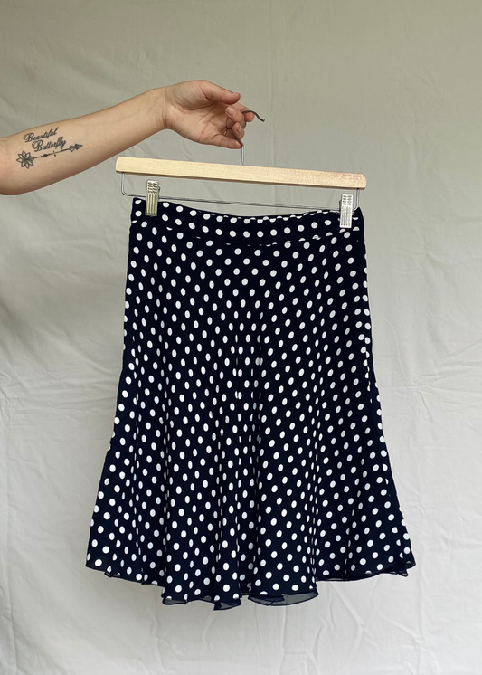 Zwarte stippen rok - s/m