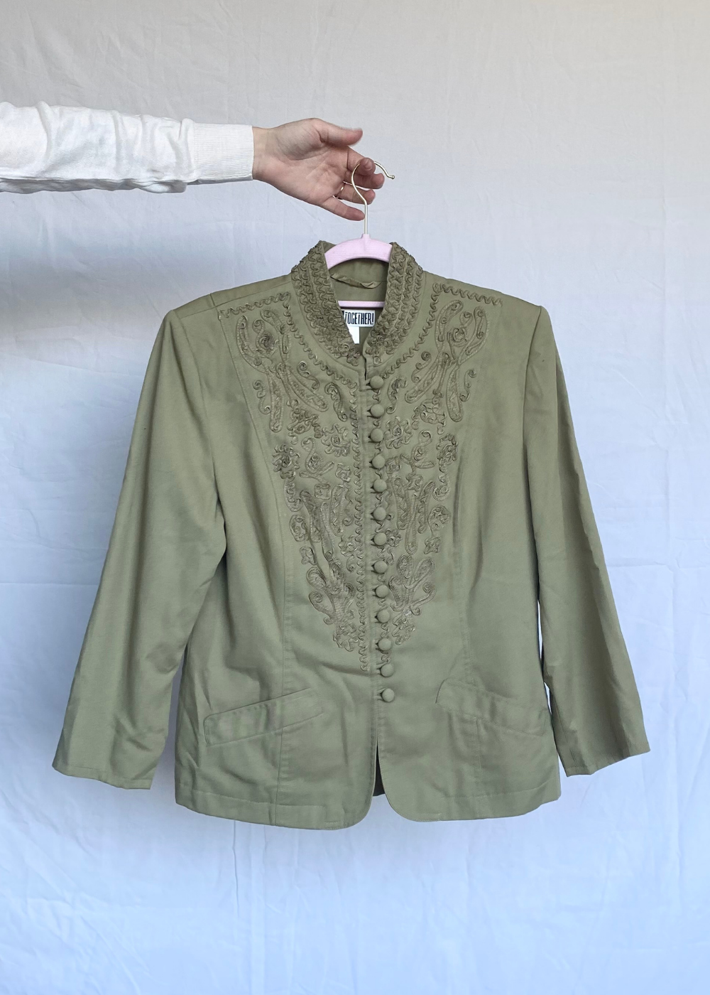 Groene blazer - s/m