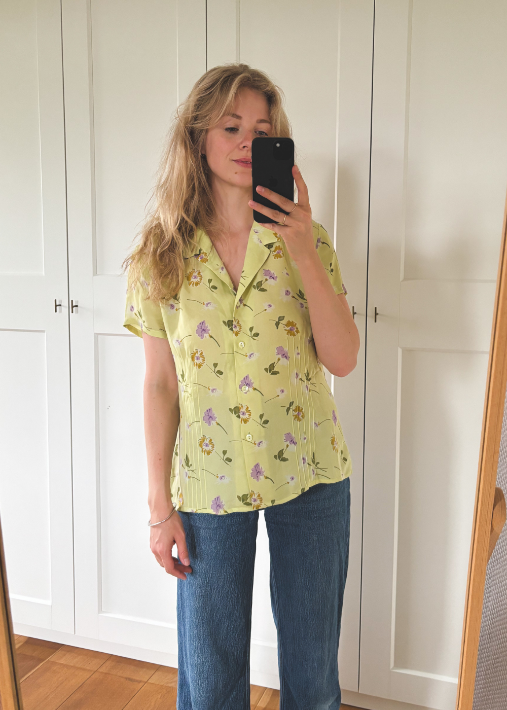 100% zijde blouse - maat S/M