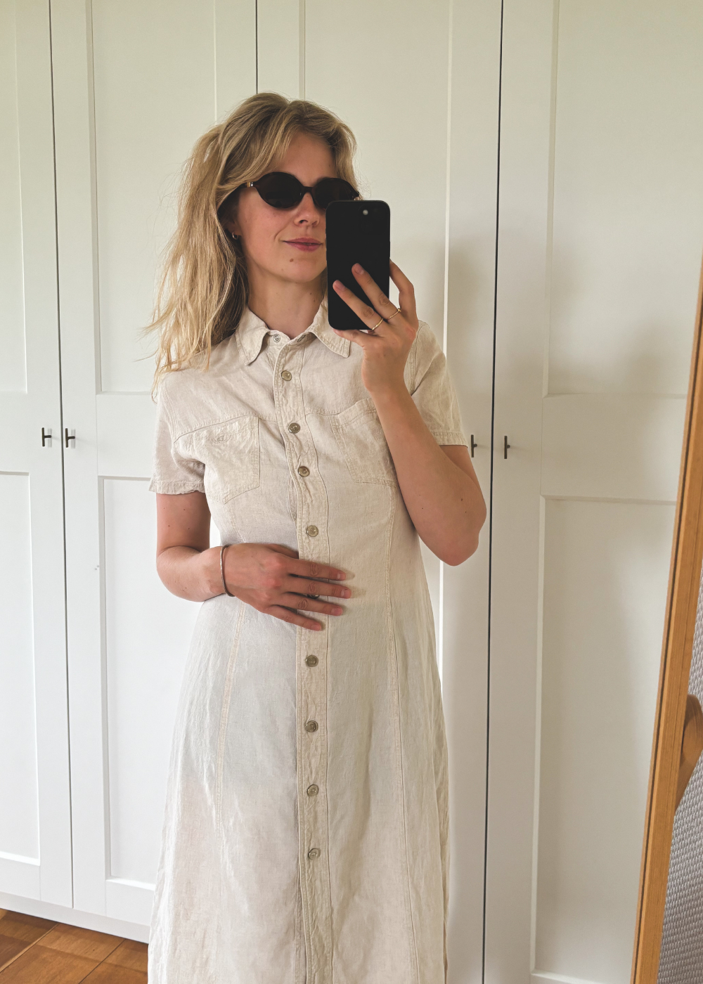 Beige jurk - maat XS/S