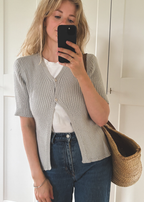 Grijs vest - maat XS/S