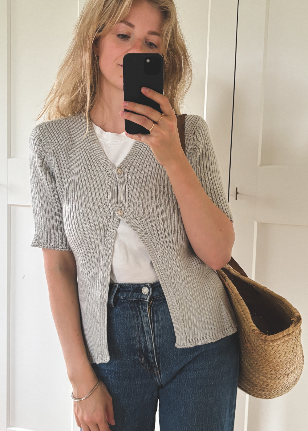 Grijs vest - maat XS/S