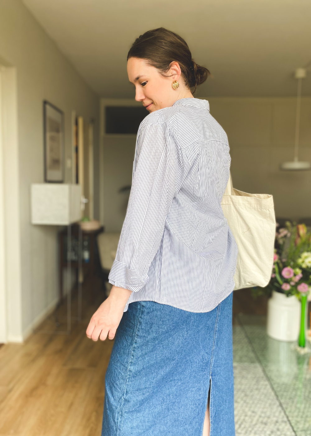 Gestreepte blouse - maat S/M