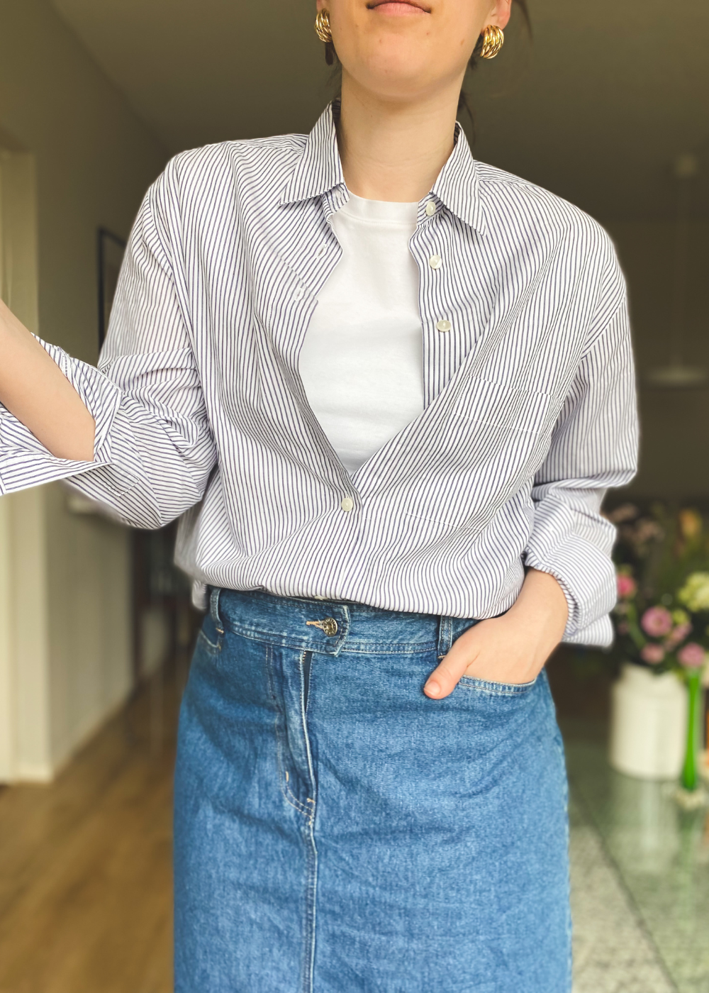 Gestreepte blouse - maat S/M