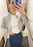 Gestreepte blouse - maat S/M