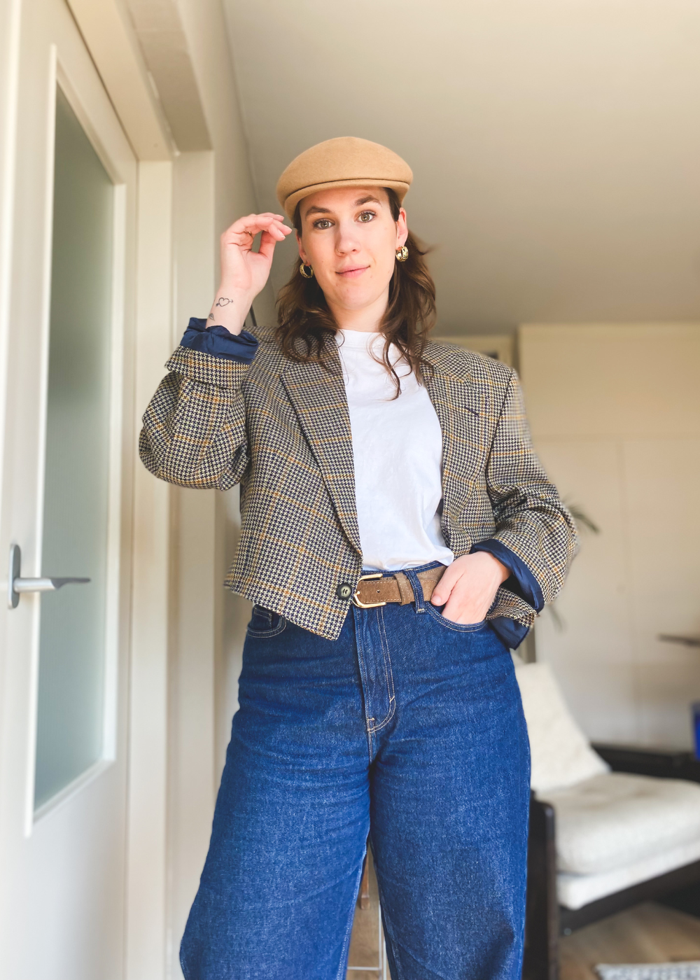 Remade blazer - maat L/XL